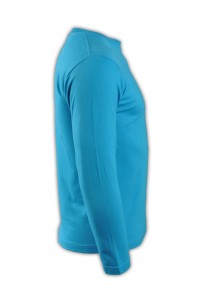 SKLST006 turquoise blue 034 long sleeved men' s T shirt 00101-LVC online ordering tailor made comfortable relaxed elastic force and spandex sporty exercise tee shirt tshirts team LOGO pattern T SHIRTS company manufacturer price back view SKLST006 turquoise blue 034 long sleeved men' s T shirt 00101-LVC online ordering tailor made comfortable relaxed elastic force and spandex sporty exercise tee shirt tshirts team LOGO pattern T SHIRTS company manufacturer price back view